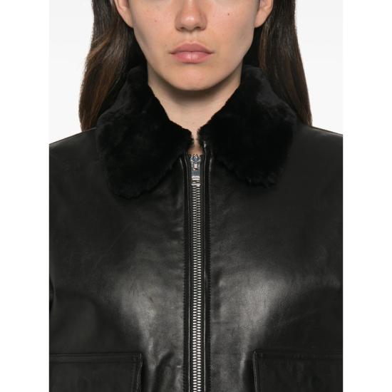 26FW 이자벨마랑 가죽 자켓 D4B03I MA0643FA 01BK BLACK - ISABEL MARANT
