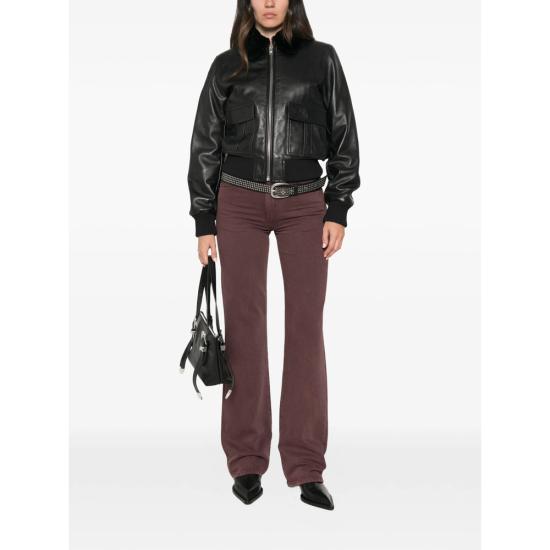 26FW 이자벨마랑 가죽 자켓 D4B03I MA0643FA 01BK BLACK - ISABEL MARANT