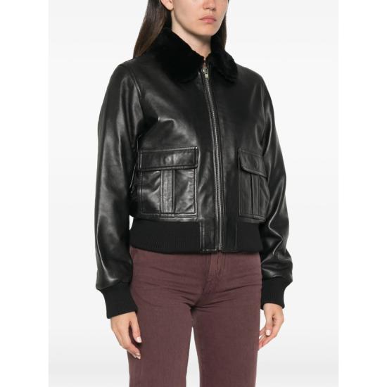 26FW 이자벨마랑 가죽 자켓 D4B03I MA0643FA 01BK BLACK - ISABEL MARANT