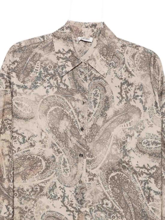 26FW 리우조 셔츠 WF6444T755AL9166CACHEMIREVELVET WHITE - LIU JO