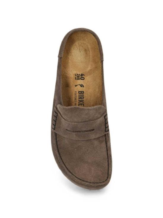 26FW 버켄스탁 나폴리 랩드 내로우 뮬 1029712CONCRETEGRAY BROWN - BIRKENSTOCK