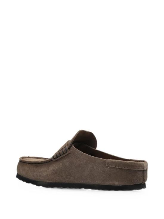 26FW 버켄스탁 나폴리 랩드 내로우 뮬 1029712CONCRETEGRAY BROWN - BIRKENSTOCK