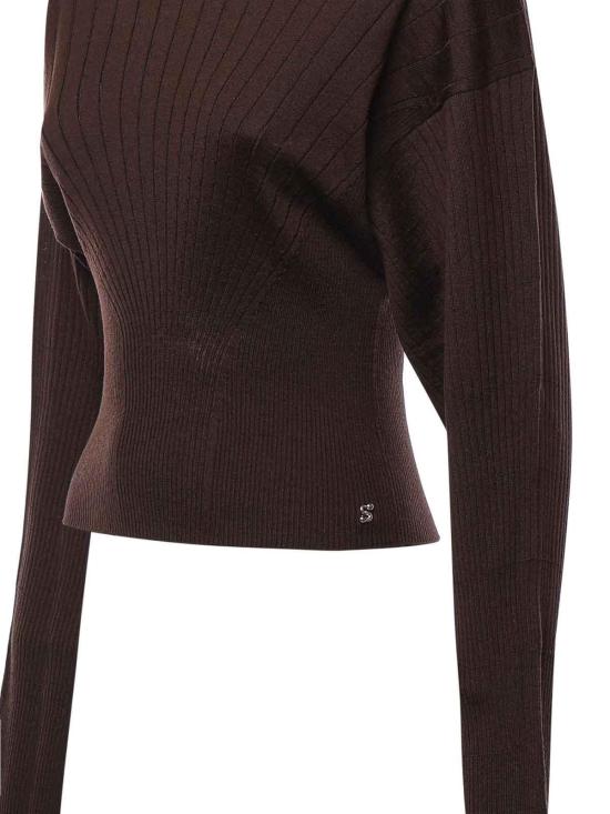 26FW 스포트막스 탑 26223661626E15 BROWN - SPORTMAX