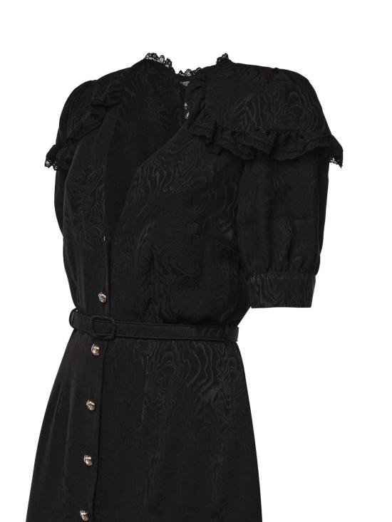 26FW 알레산드라리치 미디 스커트 FABX4413F48350900 BLACK - ALESSANDRA RICH