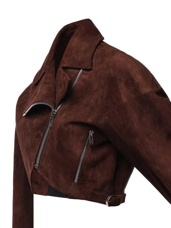 26FW 알라이아 자켓 AA9V0313L053D719 BROWN - ALAIA