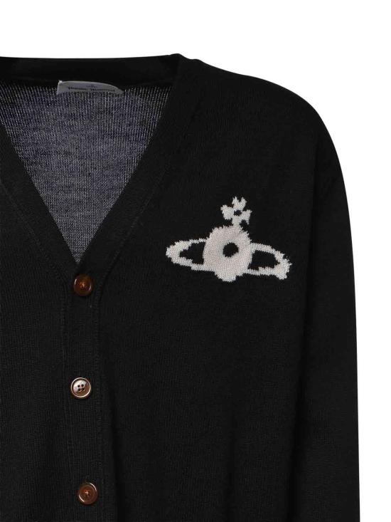 26FW 비비안웨스트우드 가디건 2701003OY005EN401 BLACK - VIVIENNE WESTWOOD