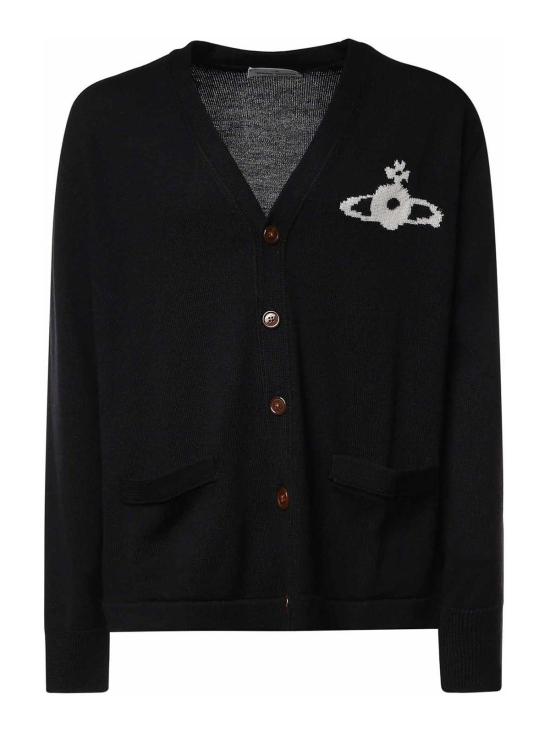 26FW 비비안웨스트우드 가디건 2701003OY005EN401 BLACK