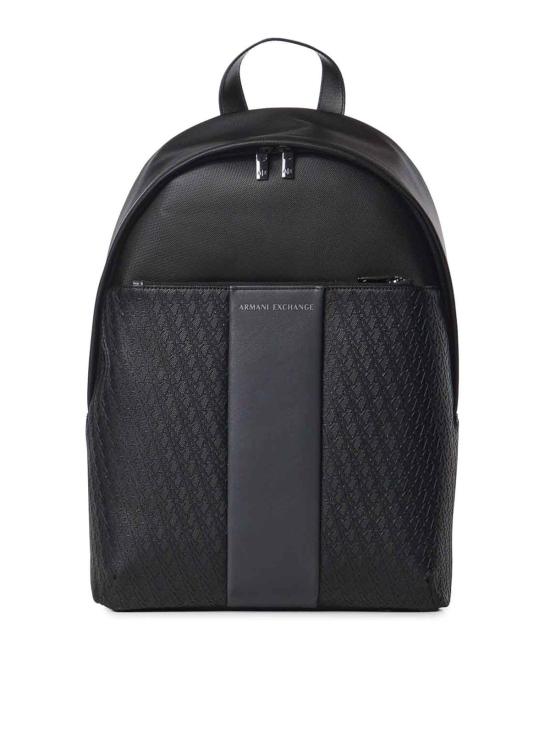 26FW 알마니 백팩 XM003173AF26691MC028 BLACK