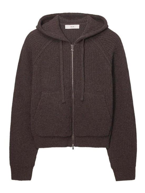 26FW 던스트 집업 니트 UDSW6C104W2BROWN