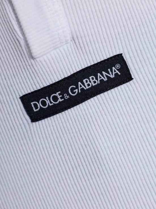 26FW 돌체앤가바나 민소매 티셔츠 G8PG8TG7P3IW0800 WHITE - DOLCE & GABBANA