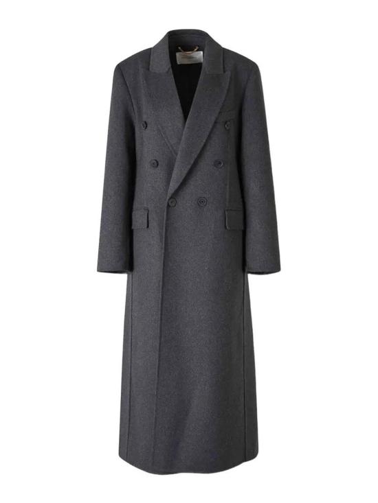 26FW 빅토리아 베컴 미디 스커트 1126WCT006440BDARKGREYMELANGE