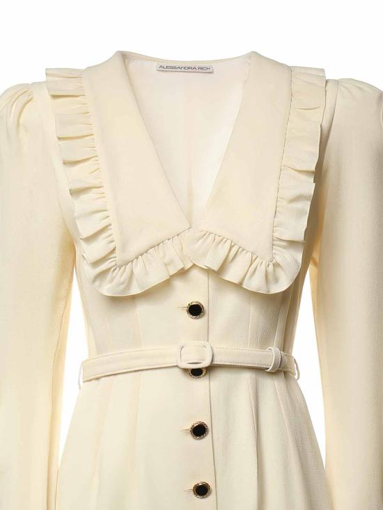 26FW 알레산드라리치 미디 스커트 FABX4389F48431863 CREAM - ALESSANDRA RICH