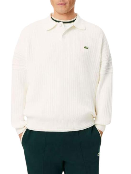 26FW 라코스테 폴로 티셔츠 AH857470V CREAM - LACOSTE