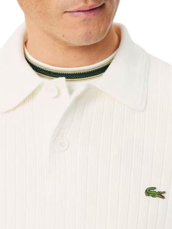 26FW 라코스테 폴로 티셔츠 AH857470V CREAM - LACOSTE