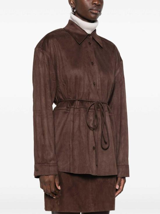 26FW 엘레 셔츠 EFW260133MORO DARK BROWN - ELEH