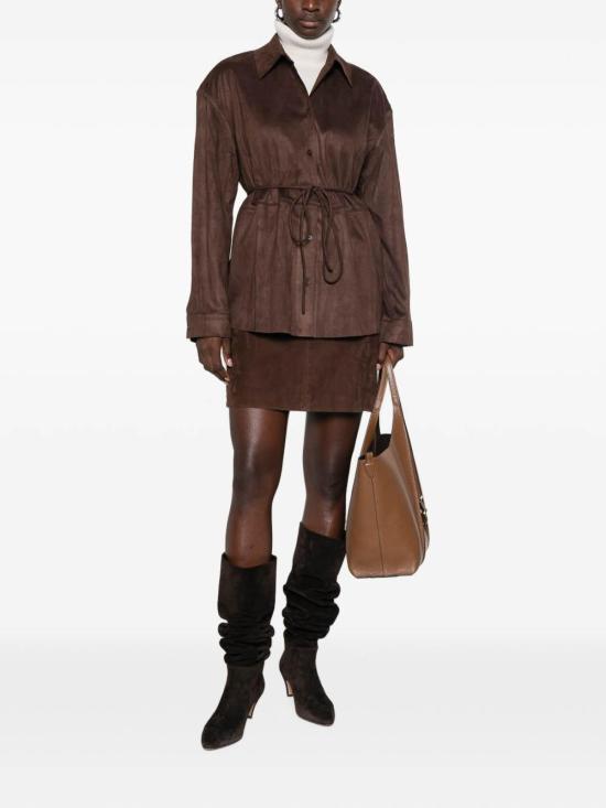 26FW 엘레 셔츠 EFW260133MORO DARK BROWN - ELEH