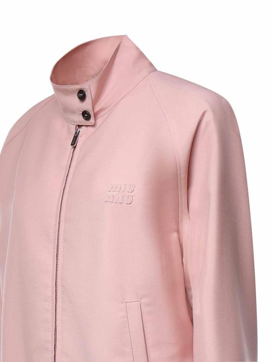 26FW 미우미우 키드 모헤어 블루종 자켓 ML157112I1F0924 PINK - MIU MIU