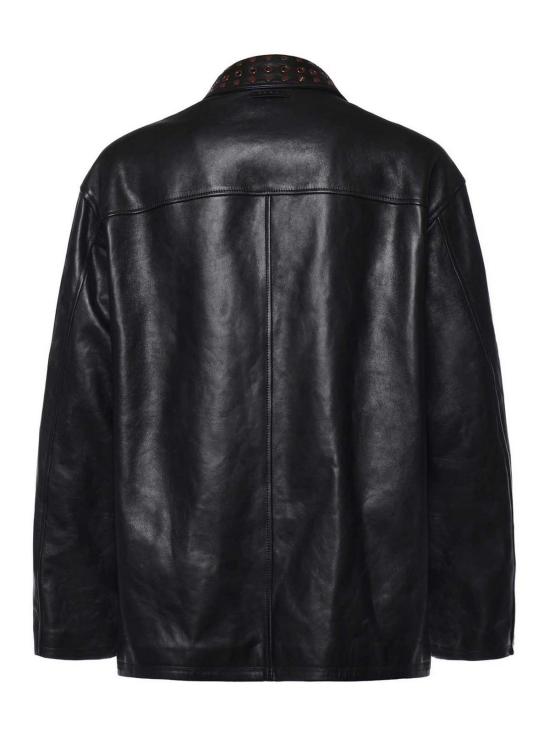 26FW 마르니 가죽 자켓 JUMY0219UXULA77000N99 BLACK - MARNI