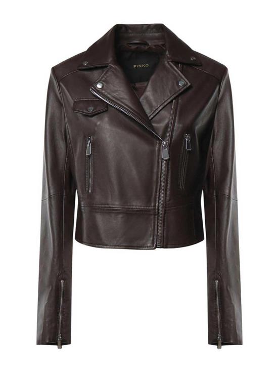 26FW 핑코 자켓 106247A3EBL72 DARK BROWN