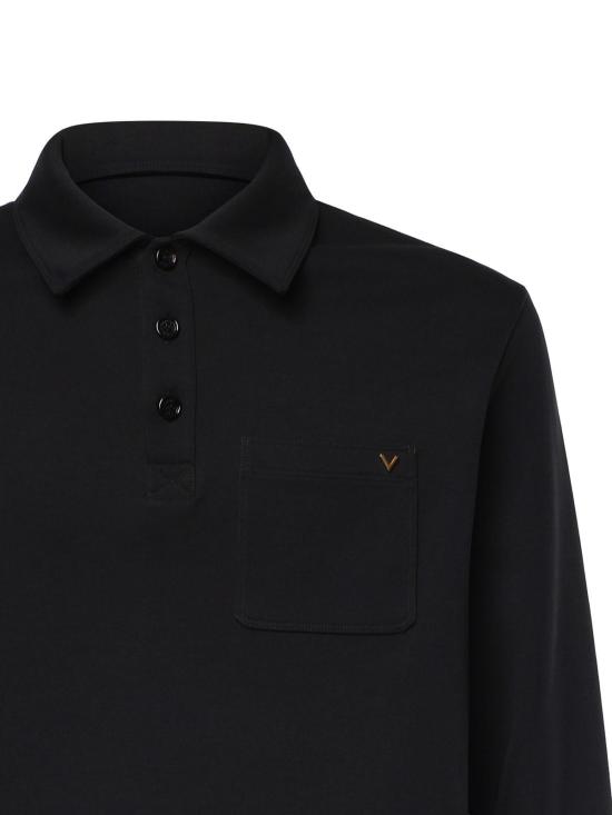 26FW 발렌티노 가라바니 폴로 티셔츠 9V3MH04UBHH0NO BLACK - VALENTINO GARAVANI