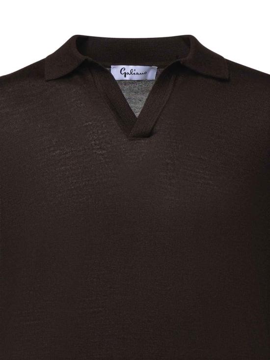26FW 줄리아노 갈리아노 폴로 티셔츠 1451343189195 BROWN - GIULIANO GALIANO