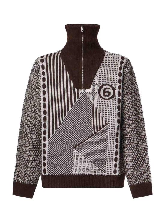 26FW MM6 메종마르지엘라 폴로 티셔츠 SH2GL0015M13354001J BROWN - MM6 MAISON MARGIELA