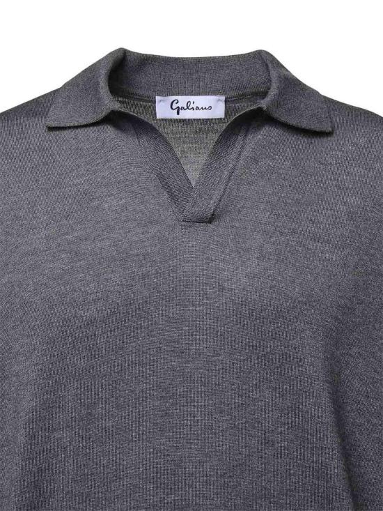 26FW 줄리아노 갈리아노 폴로 티셔츠 1451343189089 GREY - GIULIANO GALIANO