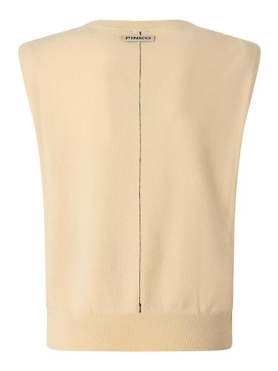 26FW 핑코 베스트 107474A3G1C15 BEIGE - PINKO