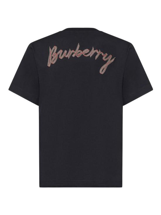 26FW 버버리 반팔 티셔츠 8132687 BLACK - BURBERRY