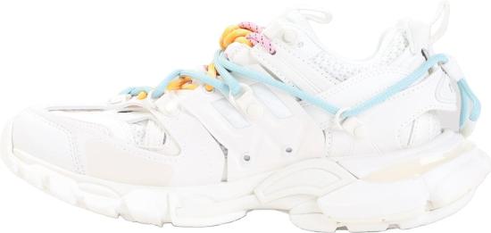  발렌시아가 트랙 트레일 레이스 스니커즈 800590WTRHK9745WHITEORANGEBLU DIVERS - BALENCIAGA