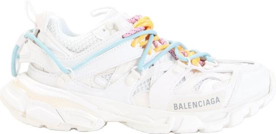  발렌시아가 트랙 트레일 레이스 스니커즈 800590WTRHK9745WHITEORANGEBLU DIVERS - BALENCIAGA