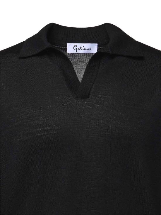 26FW 줄리아노 갈리아노 폴로 티셔츠 1451343189099 BLACK - GIULIANO GALIANO