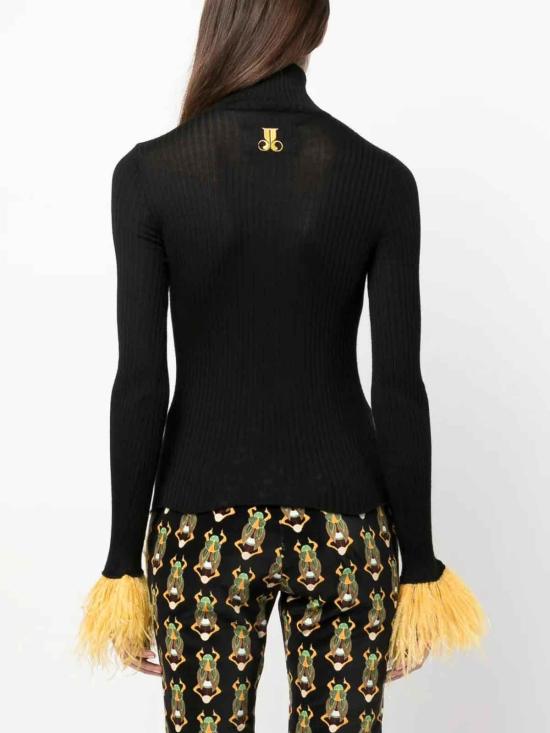 26FW 라 더블제이 민소매 티셔츠 PUL0167KNI091VA195BL01 BLACK - LA DOUBLEJ