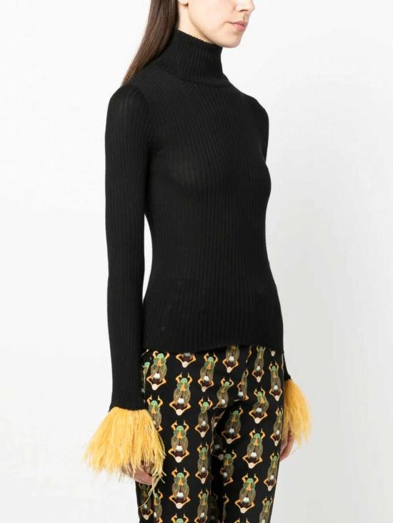 26FW 라 더블제이 민소매 티셔츠 PUL0167KNI091VA195BL01 BLACK - LA DOUBLEJ