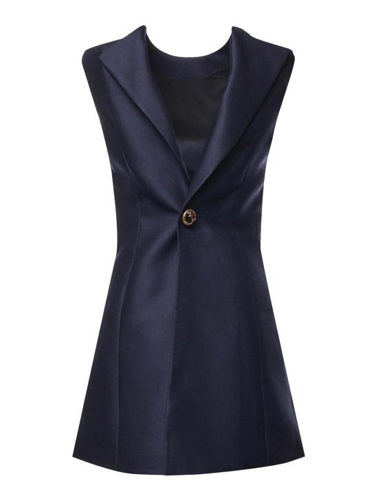 26FW 발렌시아가 A라인 미니 드레스 A00293TUT228065 BLUE - BALENCIAGA