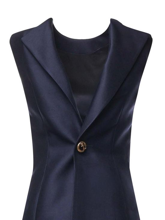 26FW 발렌시아가 A라인 미니 드레스 A00293TUT228065 BLUE - BALENCIAGA