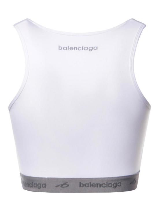 26FW 발렌시아가 테크웨어 브라 탱크 탑 A0023QTUVN79000 WHITE - BALENCIAGA