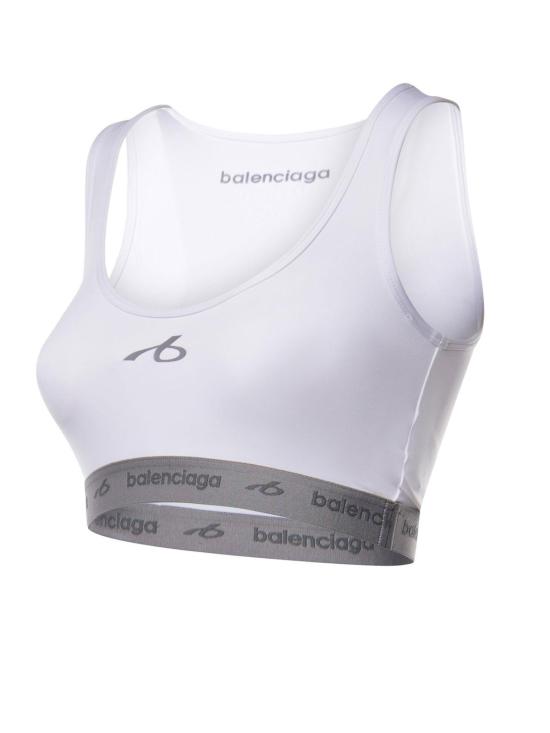 26FW 발렌시아가 테크웨어 브라 탱크 탑 A0023QTUVN79000 WHITE - BALENCIAGA