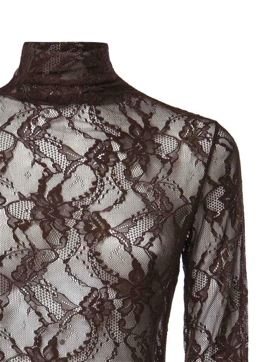 26FW 안다마네 터틀넥 T200736ATJP200641 DARK BROWN - ANDAMANE