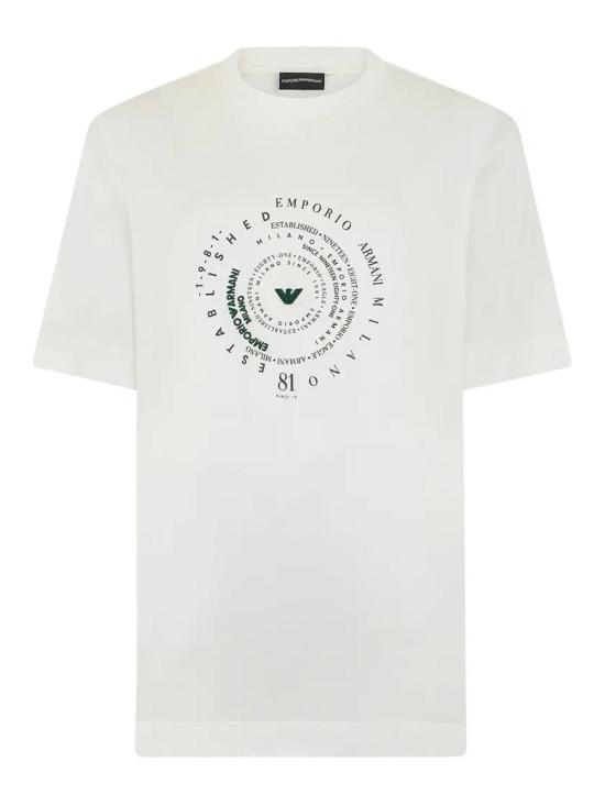26SS 엠포리오 아르마니 반팔 티셔츠 EM004995AF13747U0003 WHITE