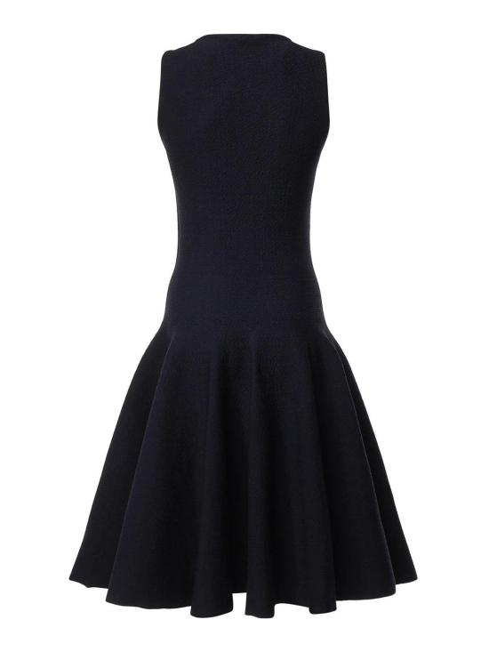 26FW 알라이아 미디 스커트 AA9R3117K212D537 DARK BLUE - ALAIA