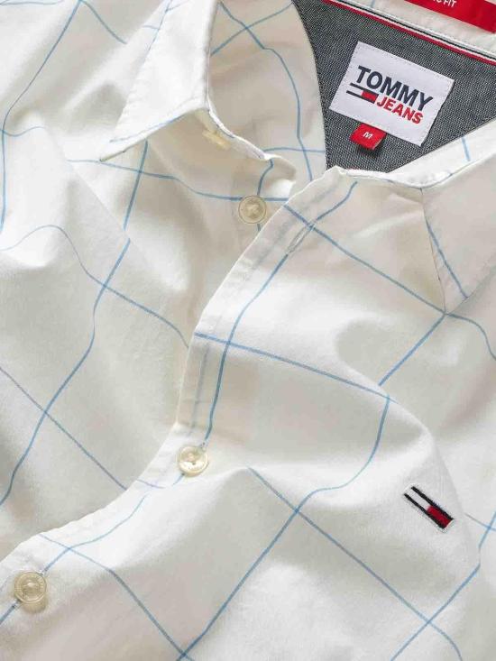  타미힐피거 셔츠 DM0DM15923YBH MULTICOLOUR - TOMMY HILFIGER