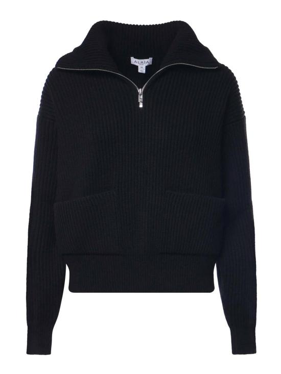26FW 알라이아 탑 AA9G0147K276D995 BLACK