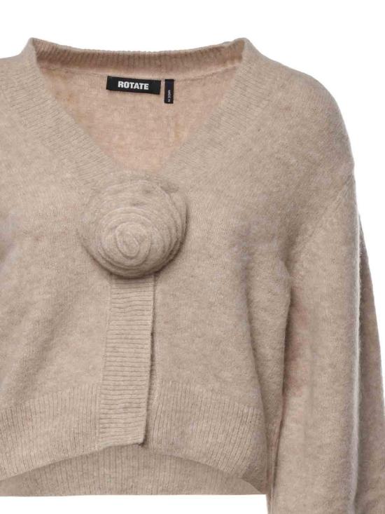 26FW 로테이트 바이 크리스텐슨 가디건 1166581832 BEIGE - ROTATE BY BIRGERCHRISTENSEN