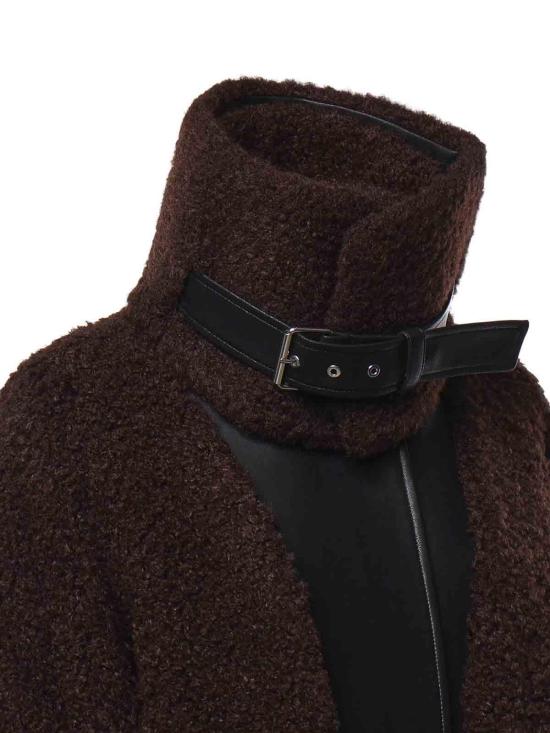 26FW 스포트막스 무스탕 26229060126E15 BROWN - SPORTMAX