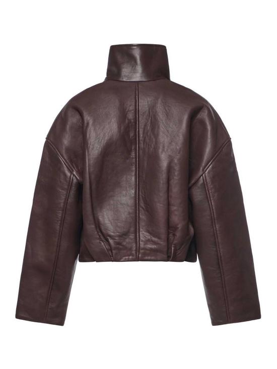 26FW 로테이트 바이 크리스텐슨 가죽 자켓 1165741667 DARK BROWN - ROTATE BY BIRGERCHRISTENSEN