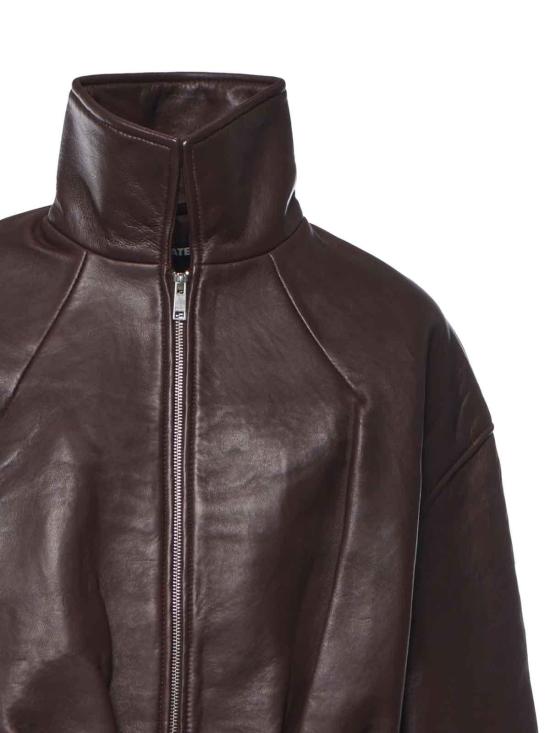 26FW 로테이트 바이 크리스텐슨 가죽 자켓 1165741667 DARK BROWN - ROTATE BY BIRGERCHRISTENSEN