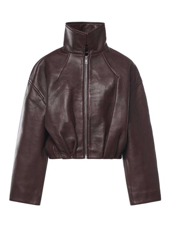 26FW 로테이트 바이 크리스텐슨 가죽 자켓 1165741667 DARK BROWN