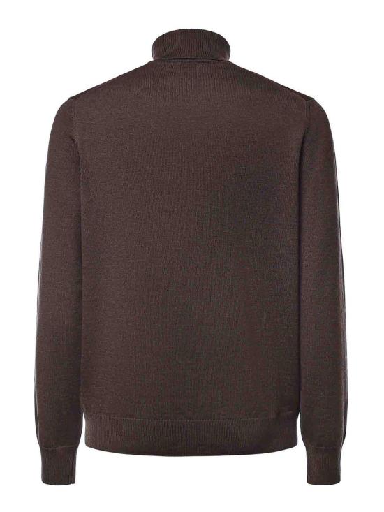 26FW 페이 터틀넥 NMMC1532440CQTS805 BROWN - FAY