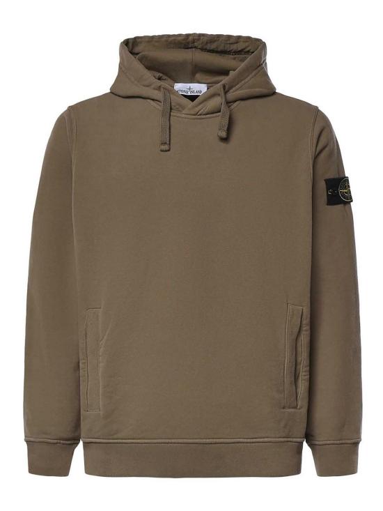 26FW 스톤 아일랜드 오가닉 코튼 플리스 후드 오가닉 코튼 플리스 후드 L2S156100048S0A20V005G